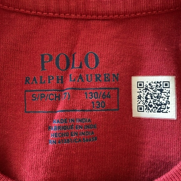 Polo Cotton Long Sleeve Tee - Picture 3 of 3